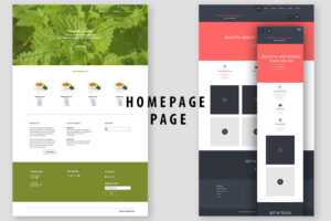 Homepage Page Design